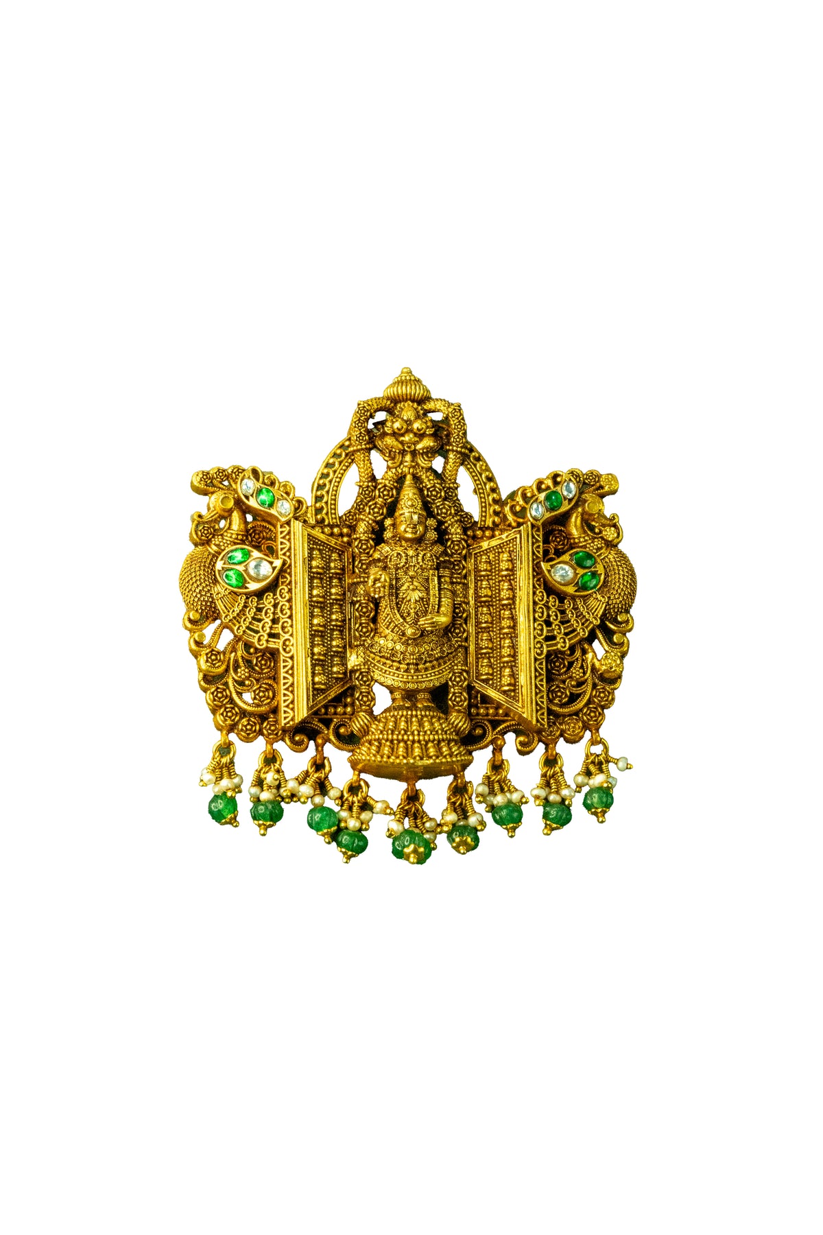 Lakshmi Pendant Set in 925 Silve