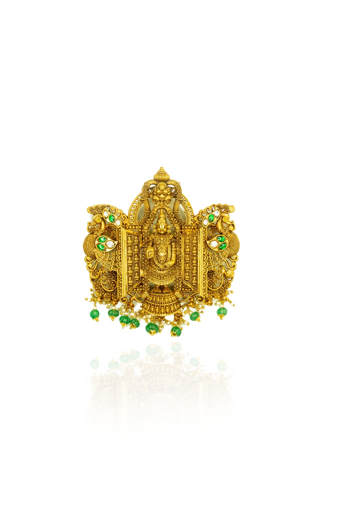 Lakshmi Pendant Set in 925 Silve